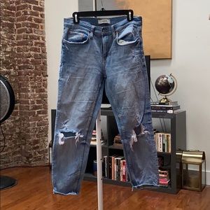 Zara Distressed Boyfriend Jean